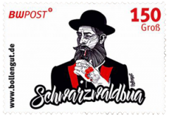 Bollengut-Schwarzwald-Briefmarken-Schwarzwaldbua Bollengut-Schwarzwald-Briefmarken-Schwarzwaldbua